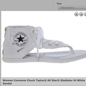 converse gladiator sandals white